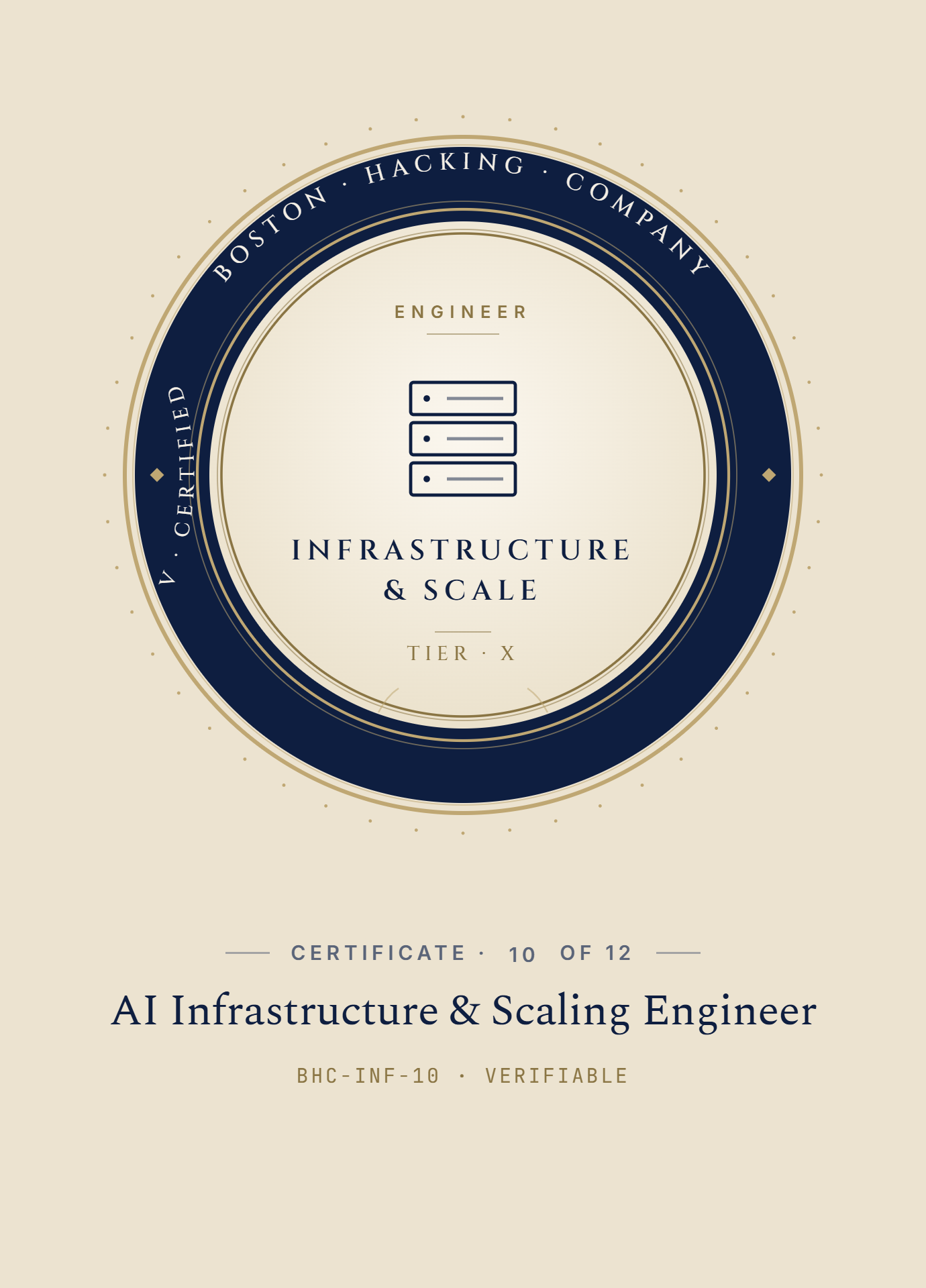 Certified AI Infrastructure & Scaling Engineer