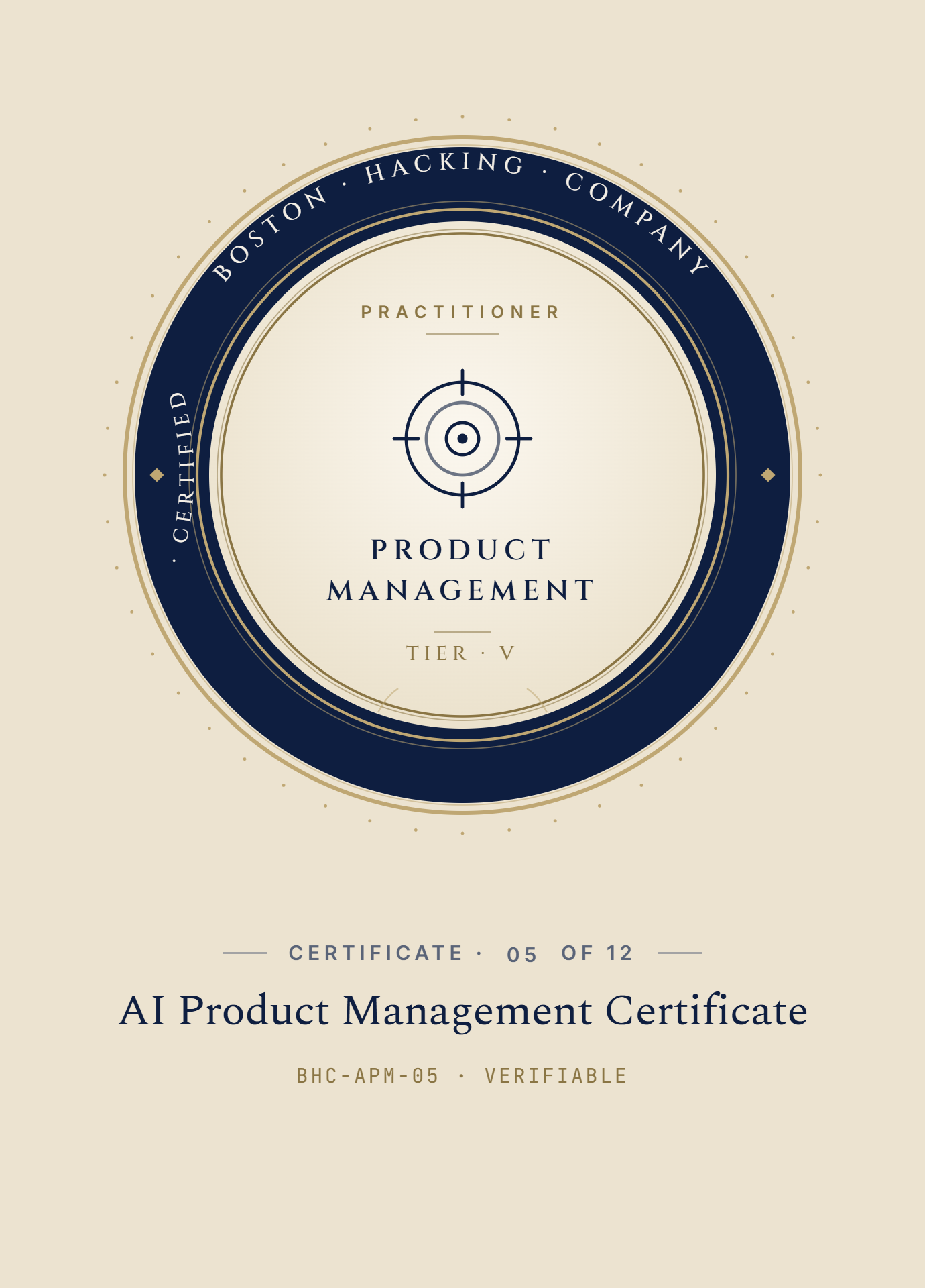 AI Product Management Certificate